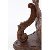 Ażurowa półeczka ścienna. Drewno. XIX wiek